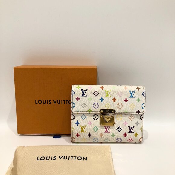 Louis Vuitton Handbags - 【18MK】Louis Vuitton White Multicolor Koala Wallet sku#85483 (gently used)